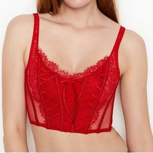 Victoria’s Secret Dream Angels Unlined Lace-Up Corset Top